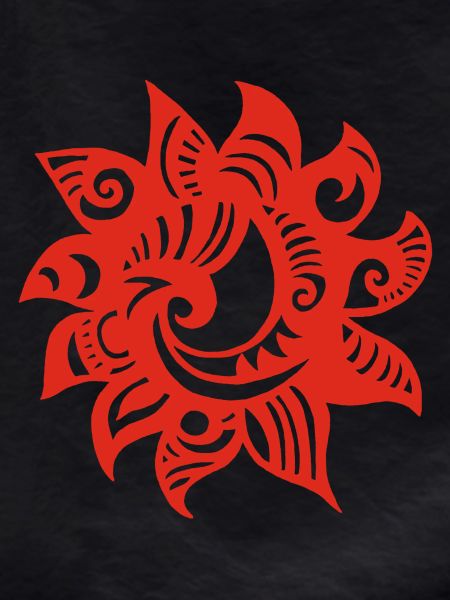 Strange red sun