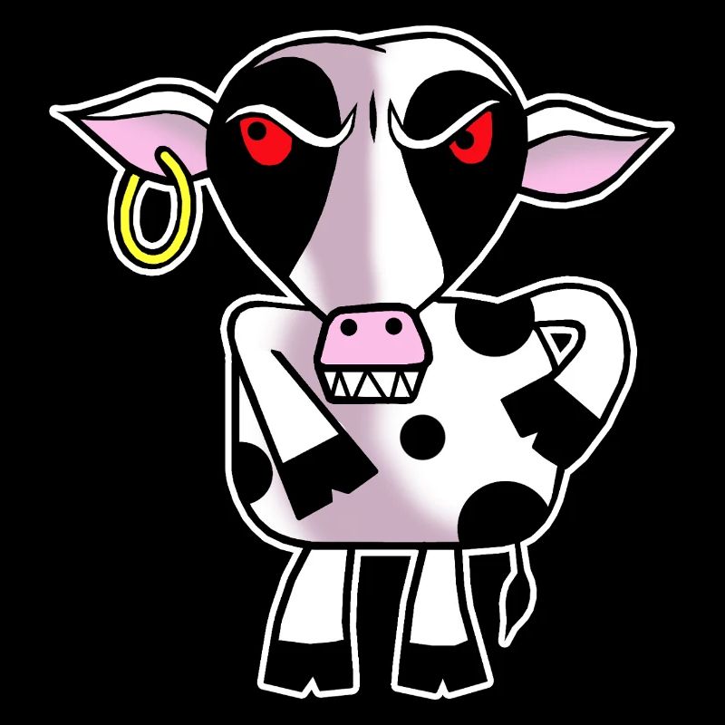 Vache en colère