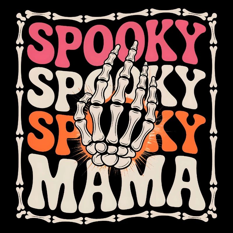 Spooky Mama Skeleton Hand