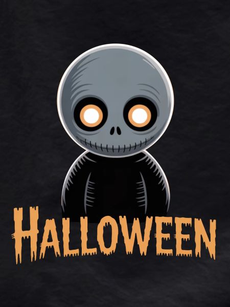 Small Skeleton Halloween Motif