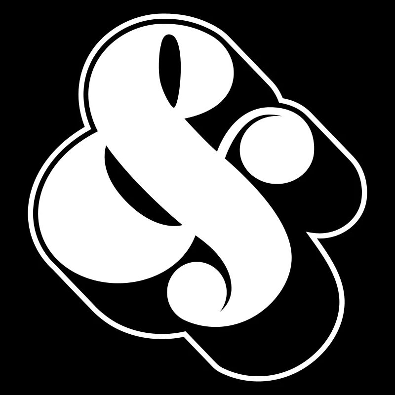 Et-Zeichen & – Funky Swag Symbol Design