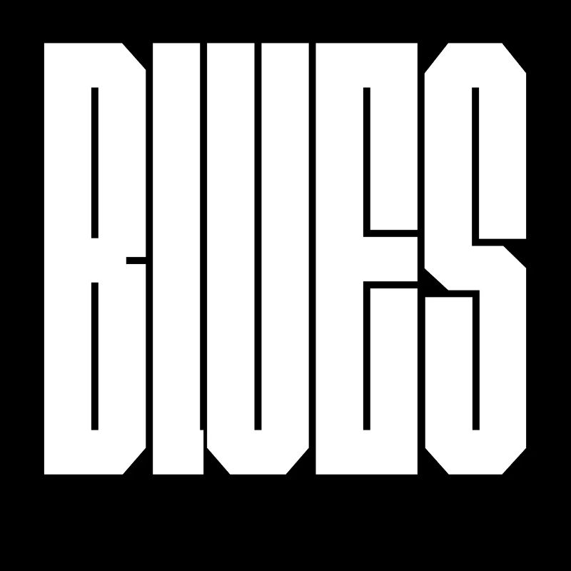 Conception de logo audacieux Blues
