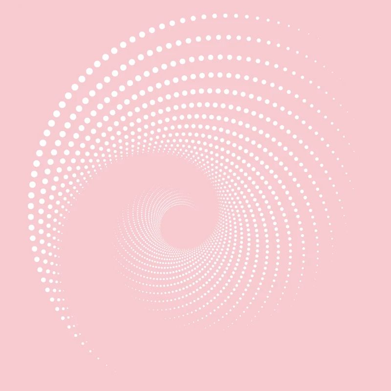 Spiral Dot Galaxy Print