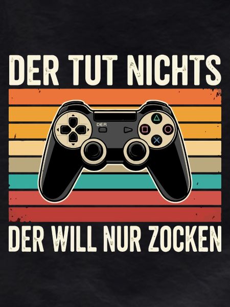 Retrokontroller Zocken Spruch