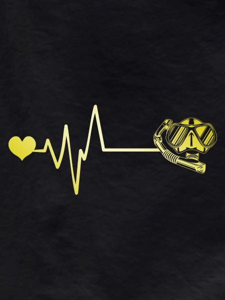 Diving goggles pulse heart