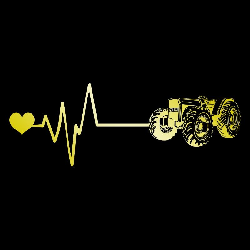 Traktor Puls Herz Liebe