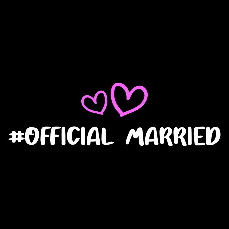 Married Wedding Heart