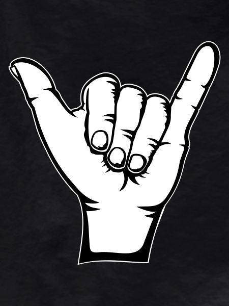 Surfing Icon Hand