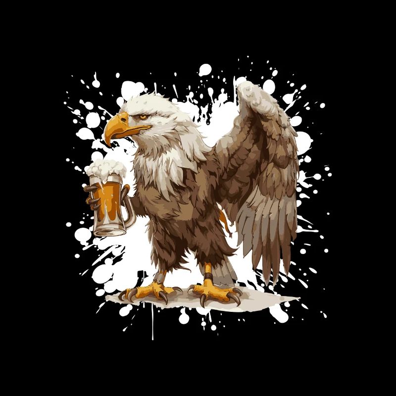 Bière Eagle Drôle