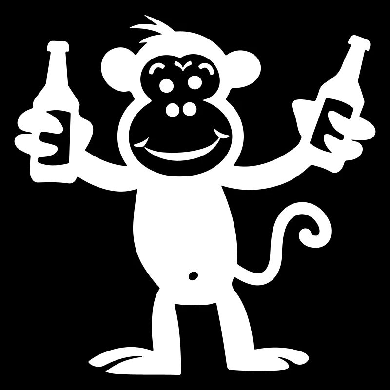 Affe Party Flasche