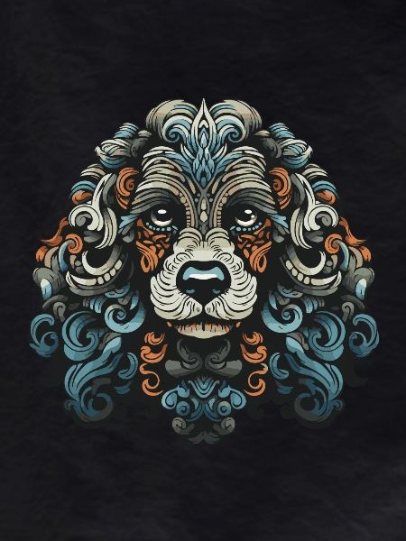 Poodle Dog Portrait