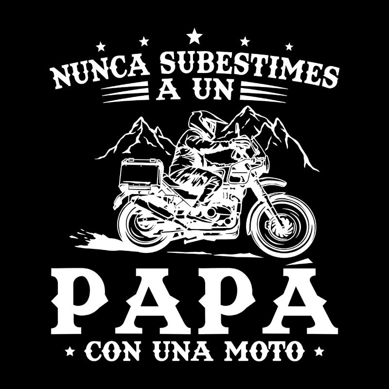 A Dad with a Motorcycle Father's Day