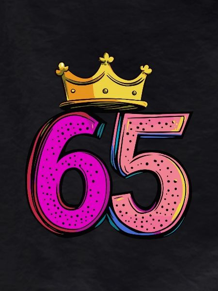 65 Number Jersey Crown