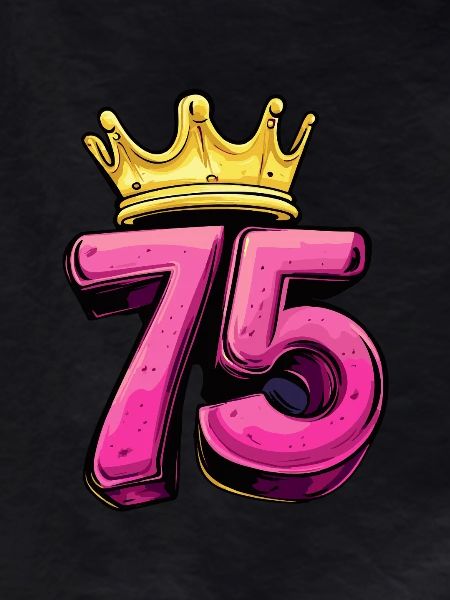 75 Number Jersey Crown