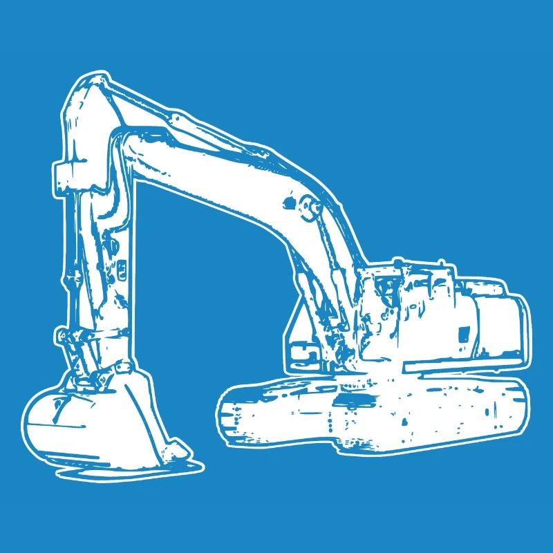 Bagger Baggerfahrer Baustelle