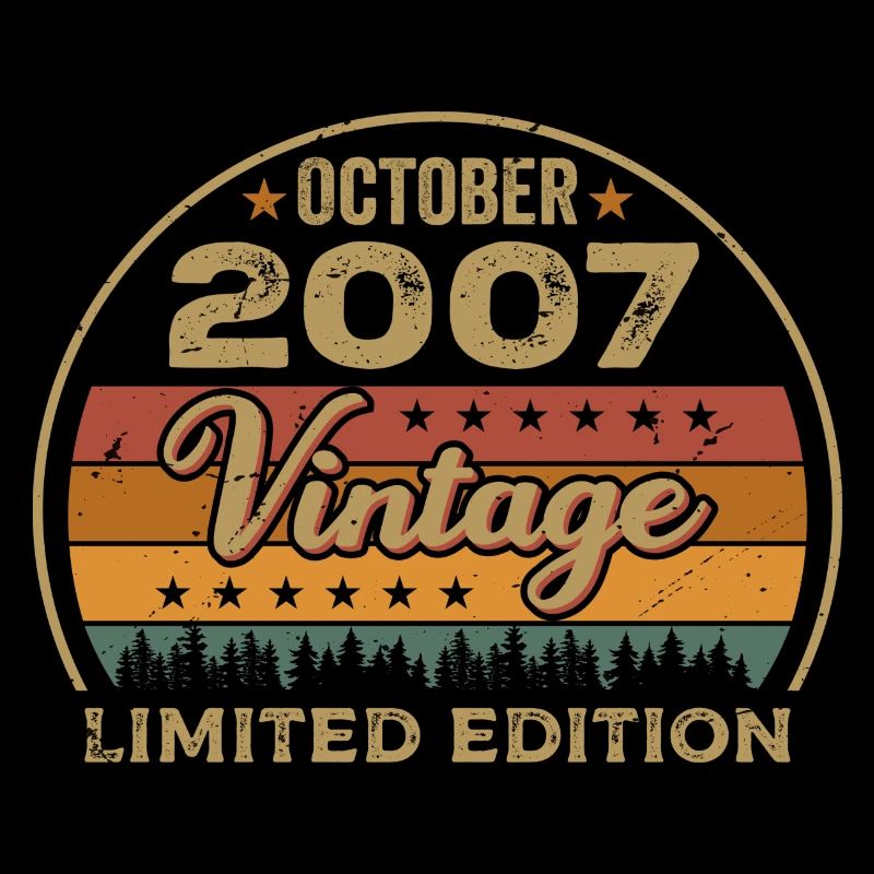 Vintage October 2007 Birthday Gift - 2007