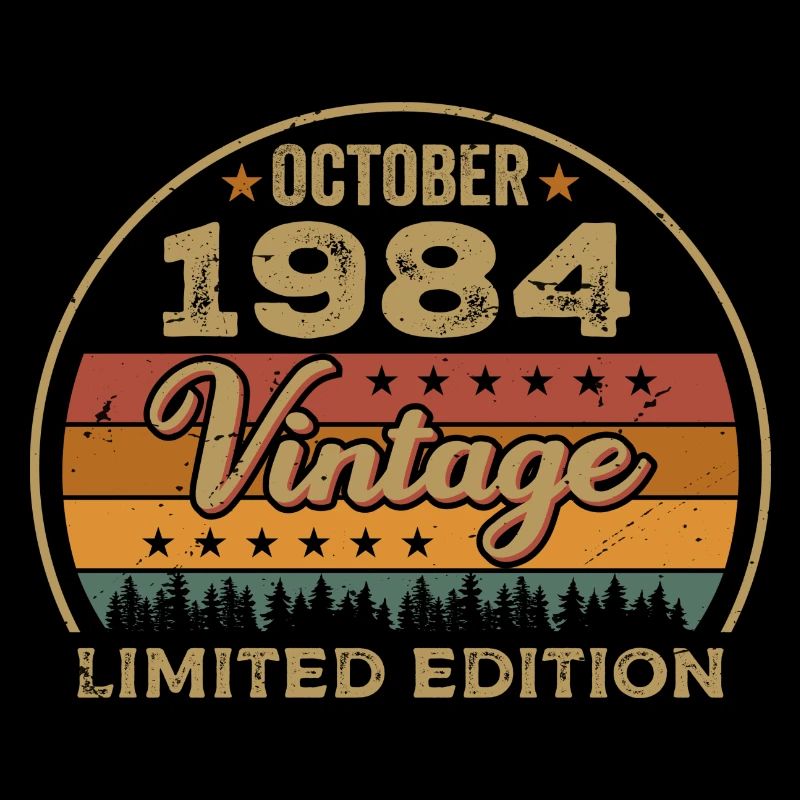 Millésime Octobre 1984 Cadeau d’anniversaire - 1984