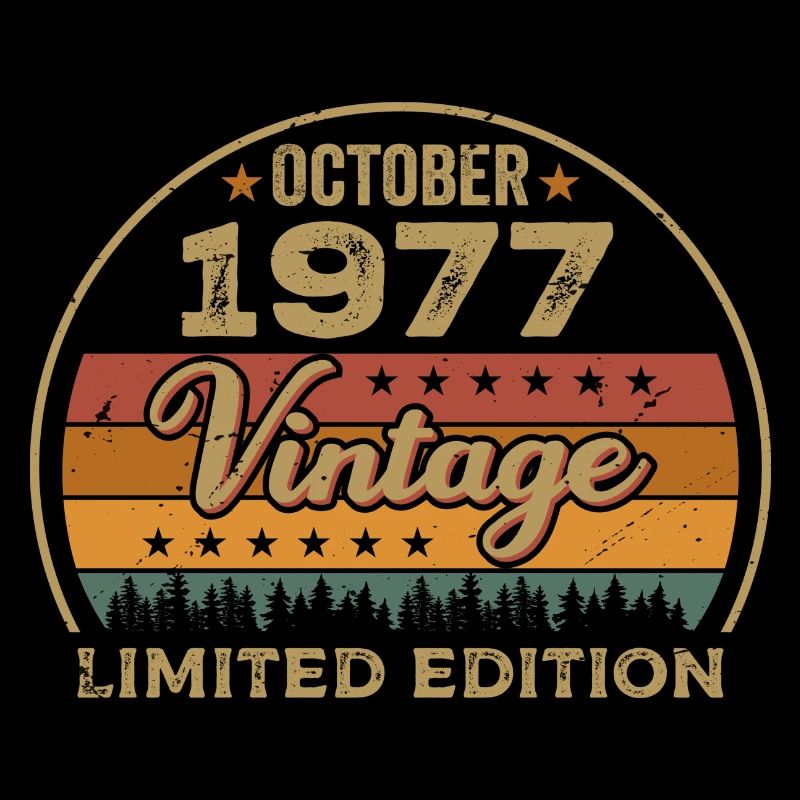 Millésime Octobre 1977 Cadeau d’anniversaire - 1977