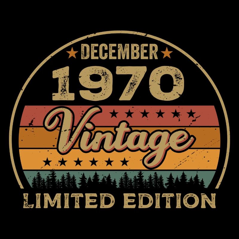 Geburtstag Dezember 1970 Geschenk Dezember 1970