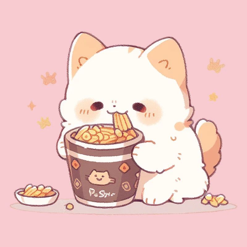 Chats spaghetti - Le chat s’amuse avec le passé