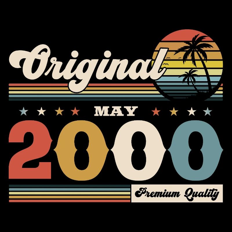 25. Geburtstag Geschenk Mann Original Mai 2000