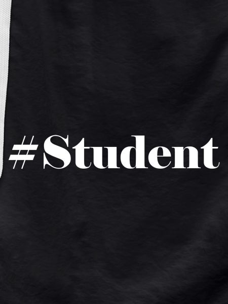 #Student Logo White