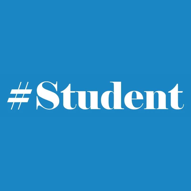 #Student Logo Weiß