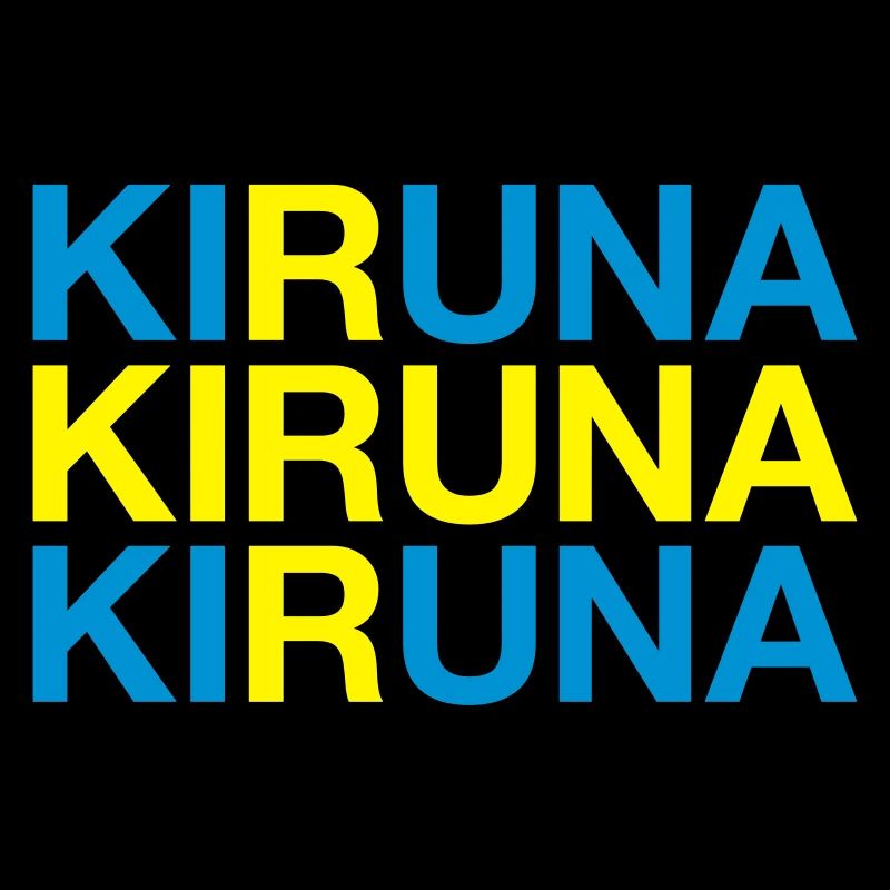 KIRUNA Drapeau de la Suède Drapeau suédois