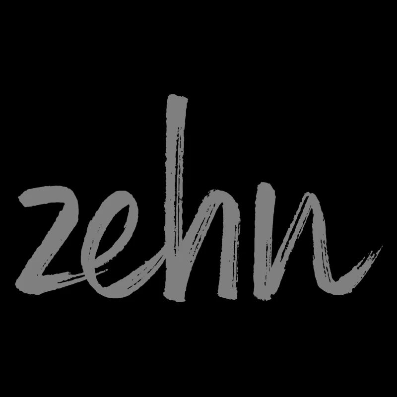 dix 10 numéro de cadeau d'anniversaire