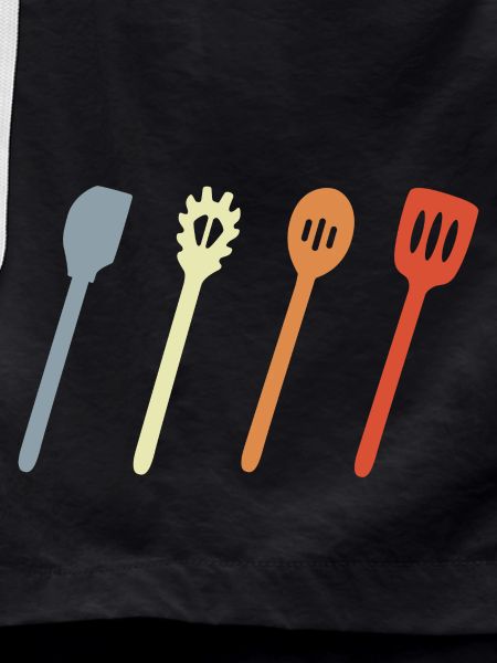 Cooking spoon sketch