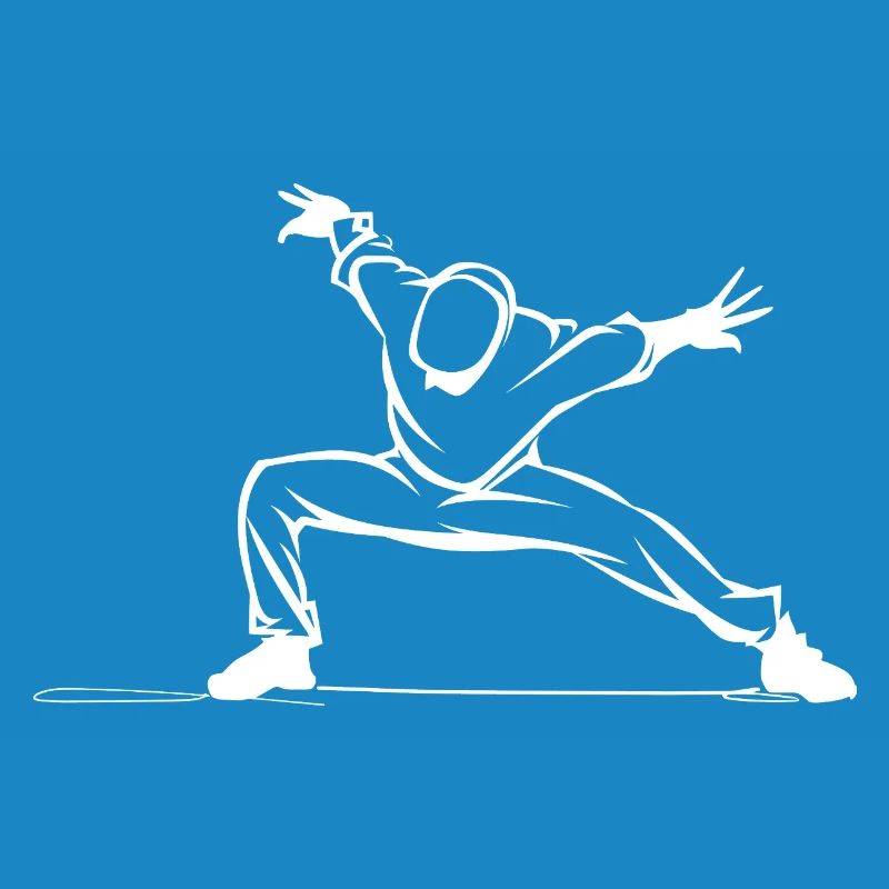 Dessin de breakdancer