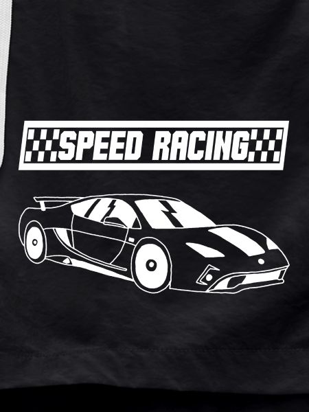 White racing car