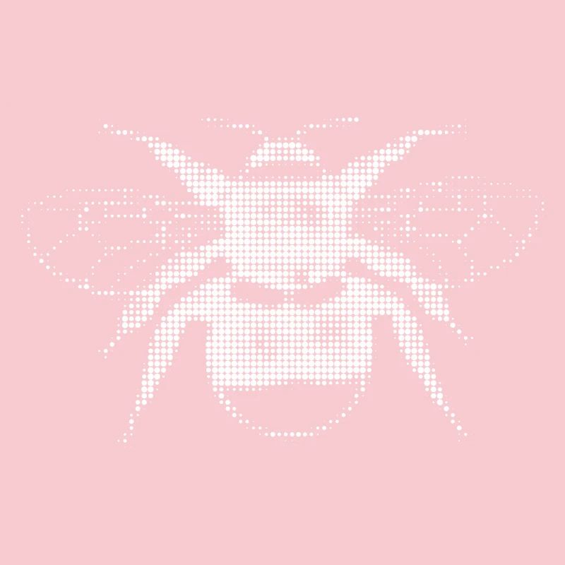 Biene  in Pixeloptik