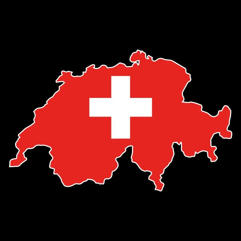 Carte du drapeau suisse