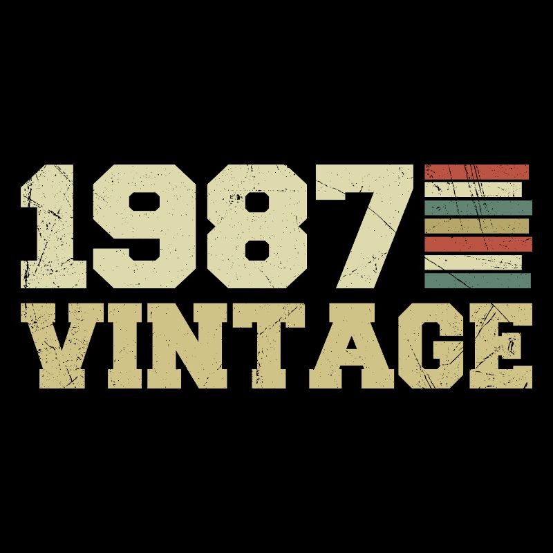 1987 Geburtstagsgeschenk 1987 Jahrgang 1987 Geschenk