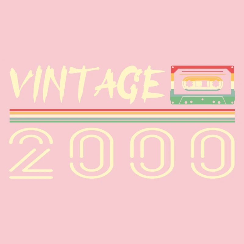 2000 Original 2000 Retro Geburtstagsgeschenk 2000