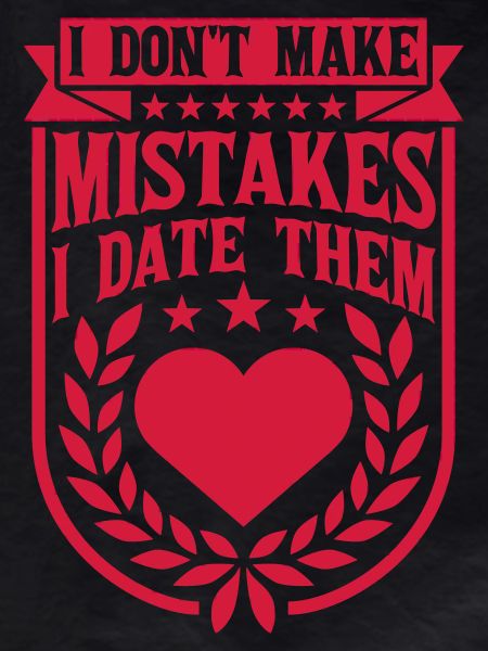 Date Mistakes Quote Logo
