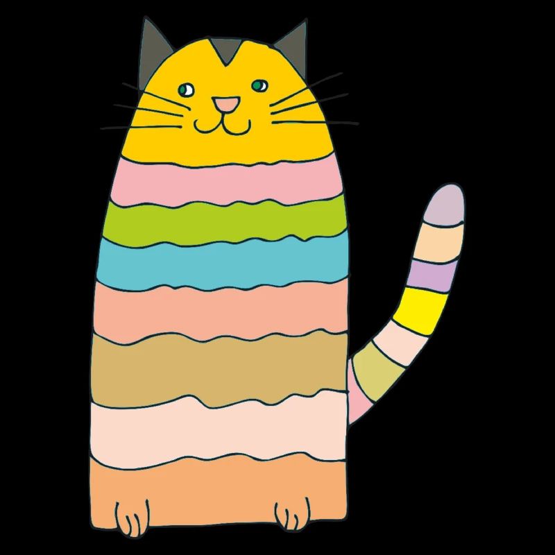 katze geringelt