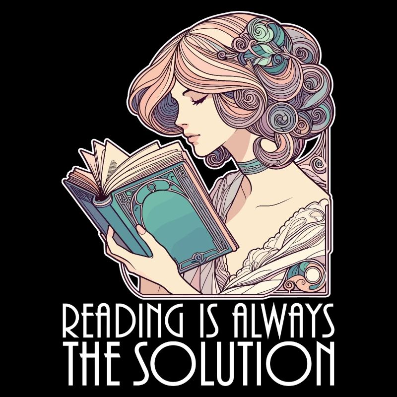 Book Books Reading Wife Solution Funny Gift