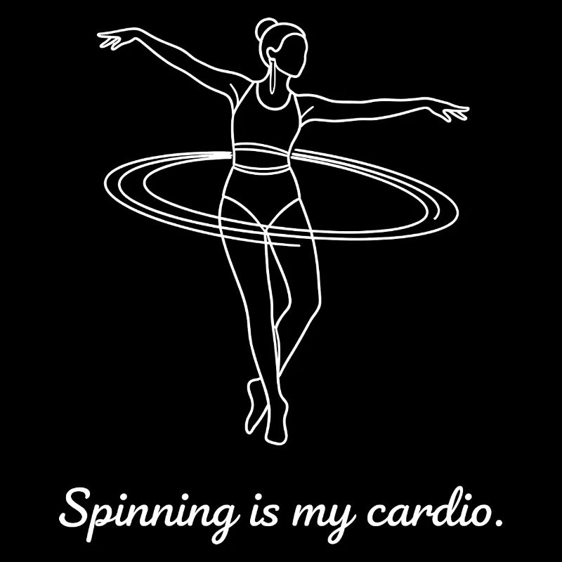 Turning is my cardio workout.
