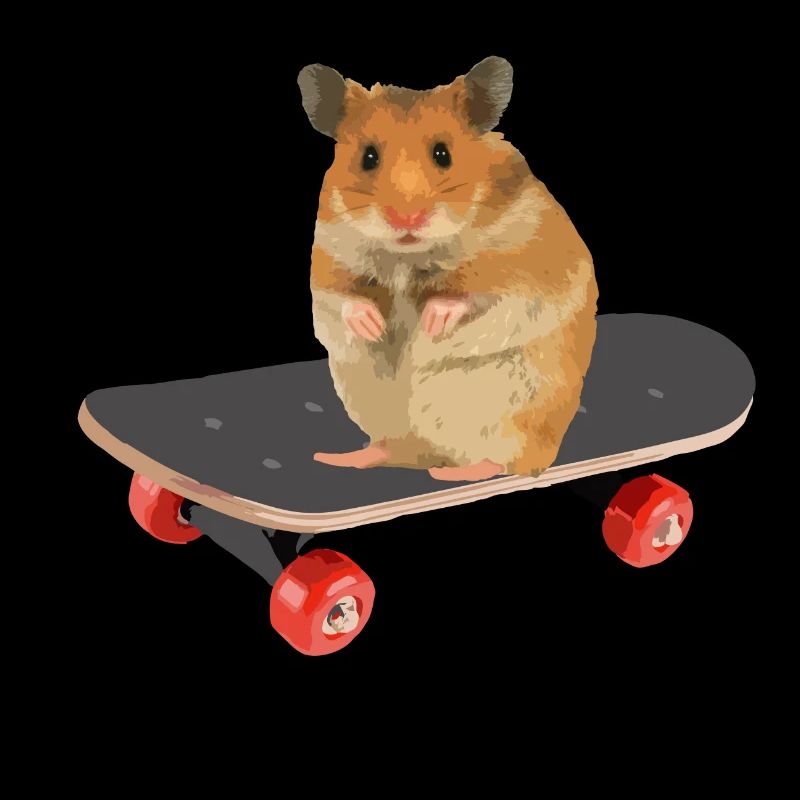 Skateboard Hamster