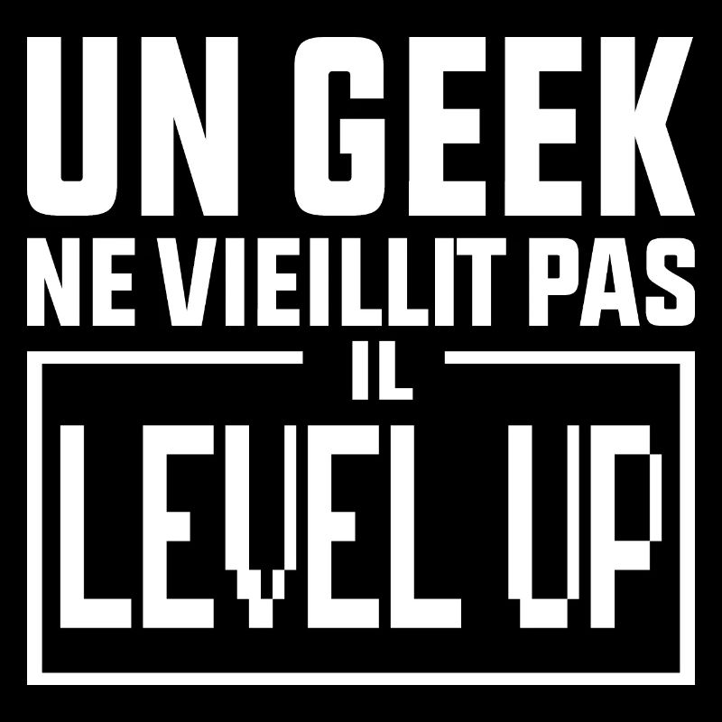 Ein Geek älter Nicht auf der Ebene auf der Geek-Geschenk