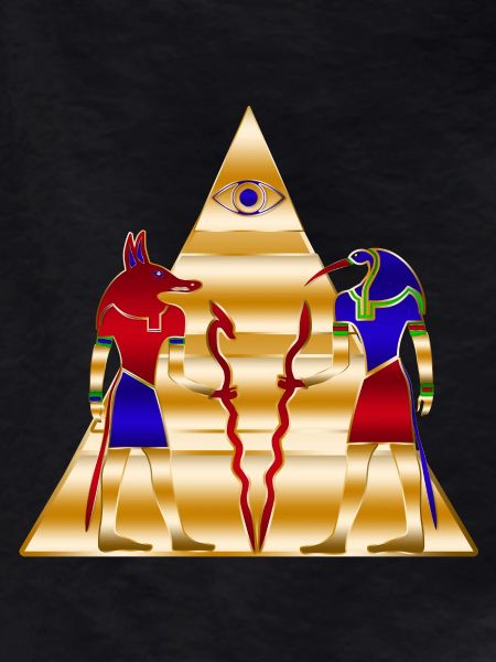 Egyptian gods ancient Pyramid