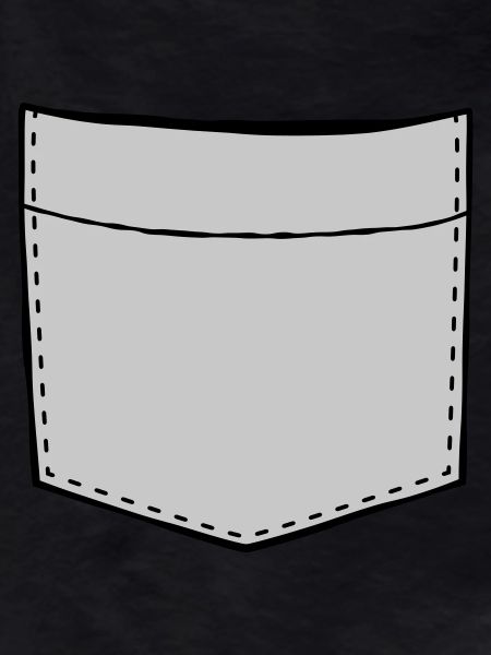 Chest pocket empty design