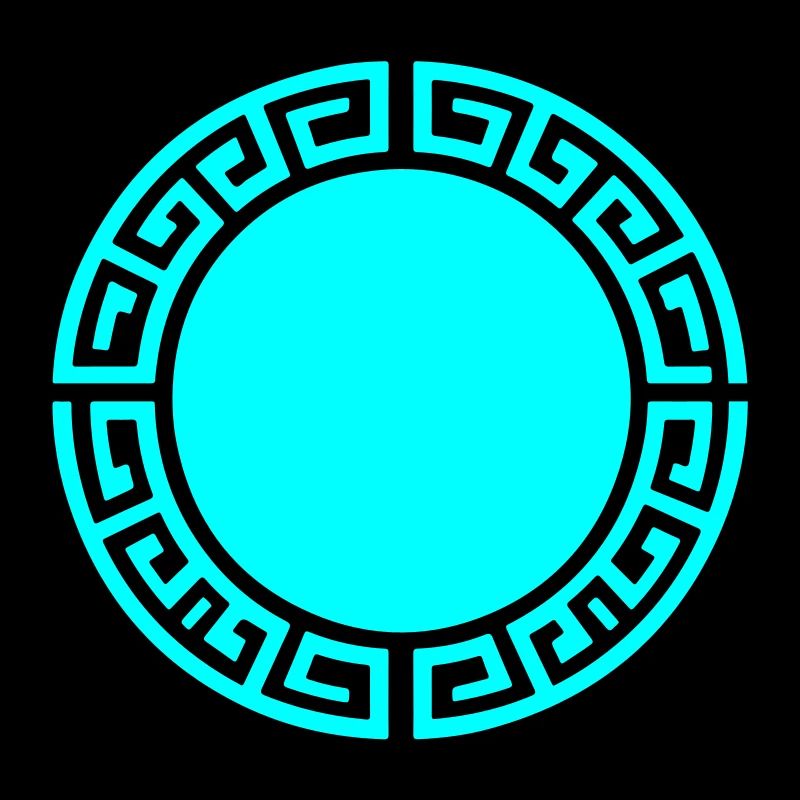 Greek Symbol Circle Sparta
