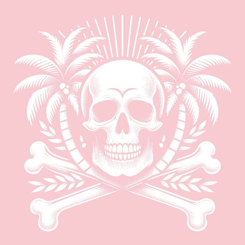 Skull Palm Trees 2