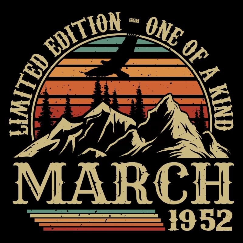 Cadeau D'anniversaire Mars 1952, Nées En Mars 1952