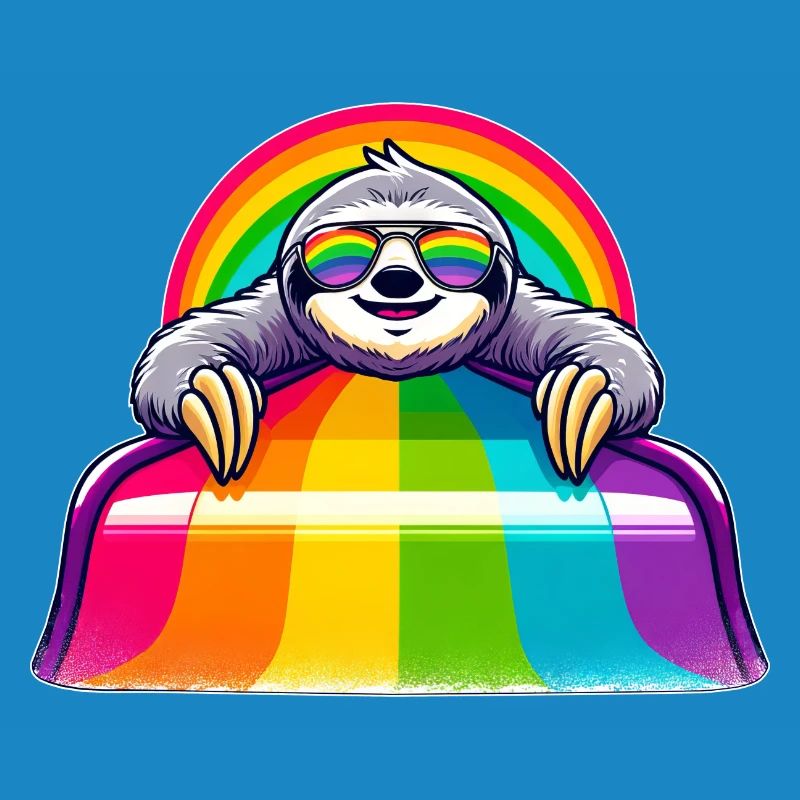 LGBTQ Pride Sloth Rainbow Playground