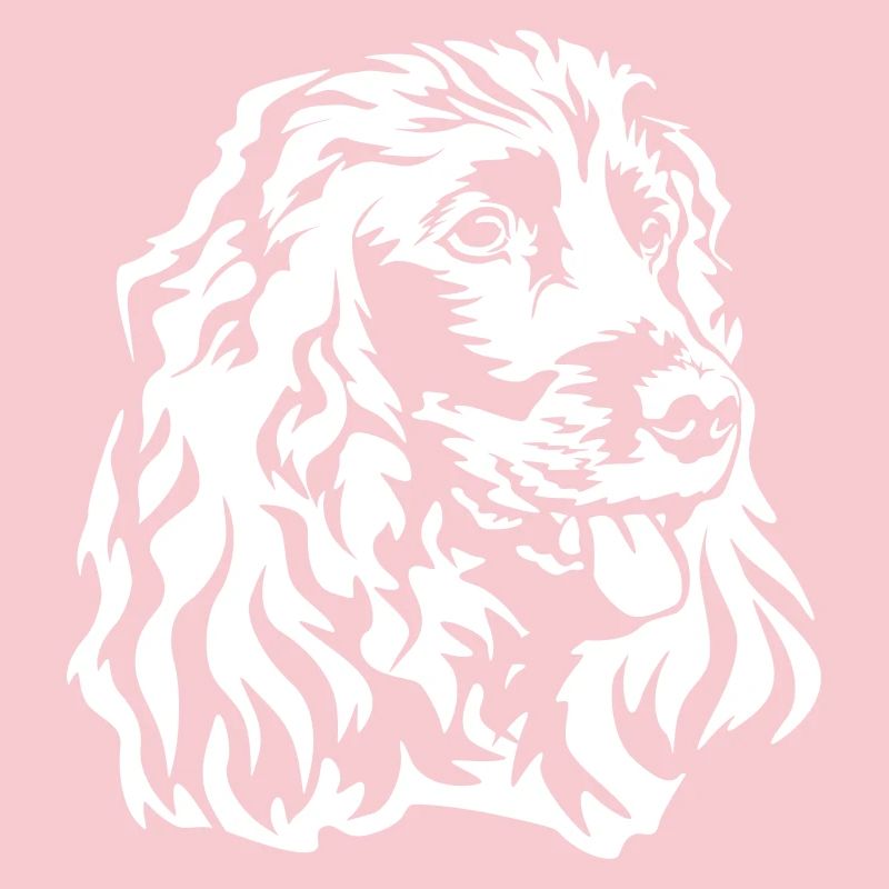 Cocker Spaniel head "Black Edition"
