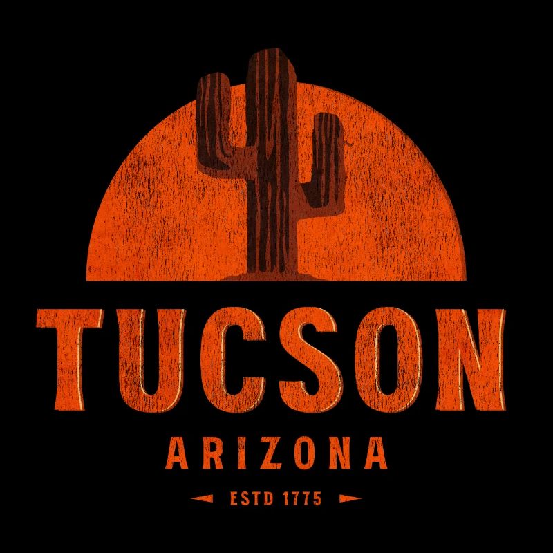 Tucson Sunset Cactus